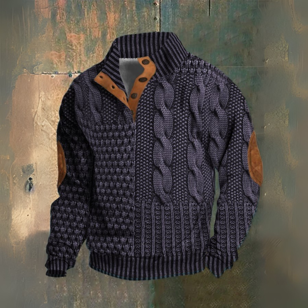 Stanisław | Bluza z wysokim kołnierzem