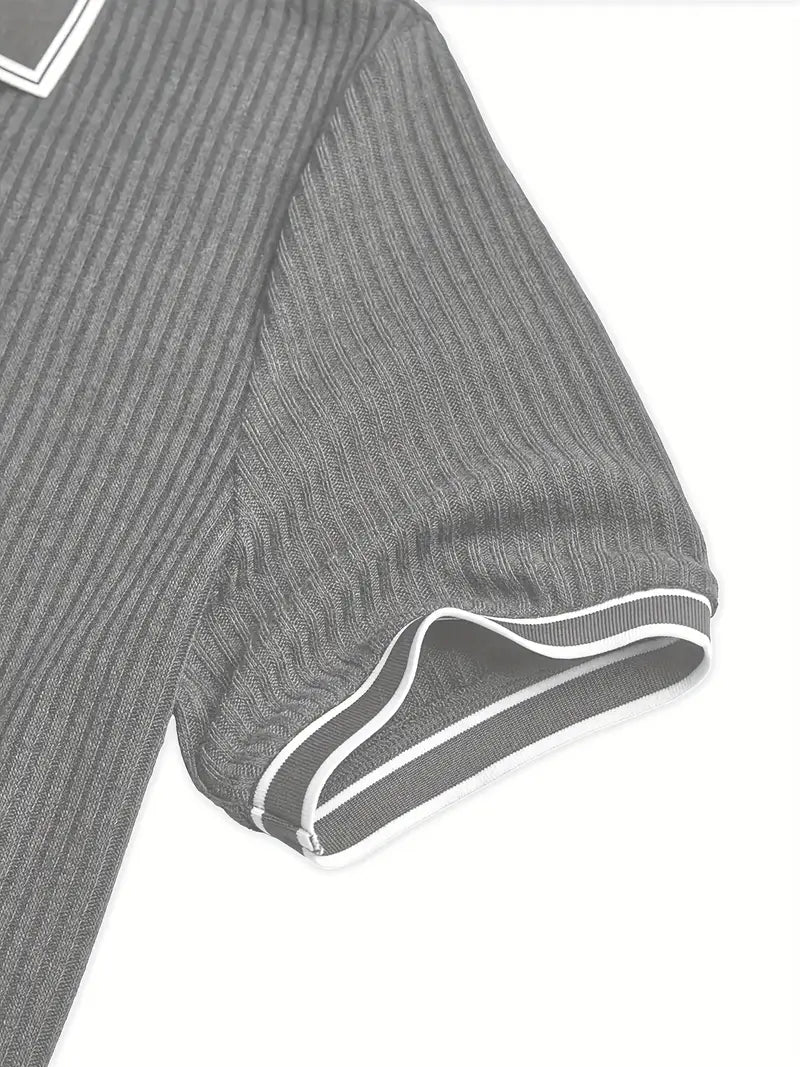 Kacper | Elegancki polo z krótkim rękawem