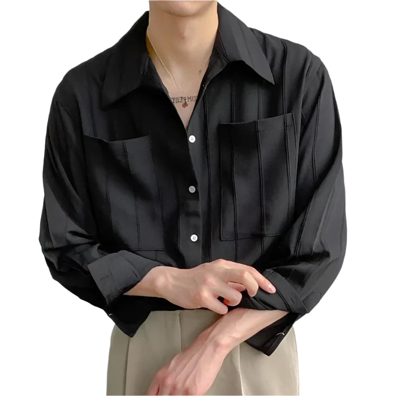 Piotr | Koszula w prążki ST Tropez