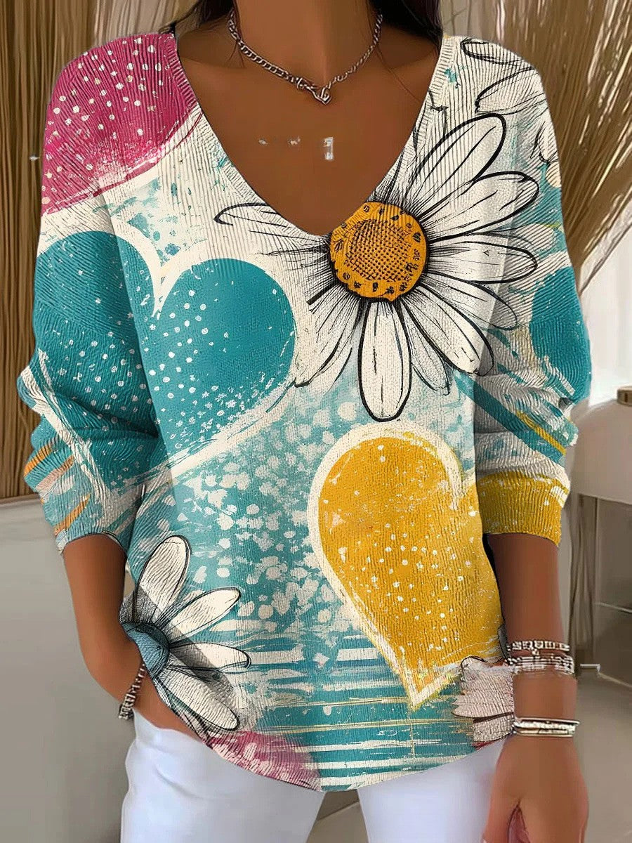 Paulina | Sweter z dekoltem w serek