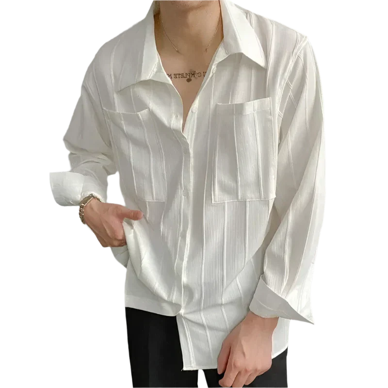 Piotr | Koszula w prążki ST Tropez