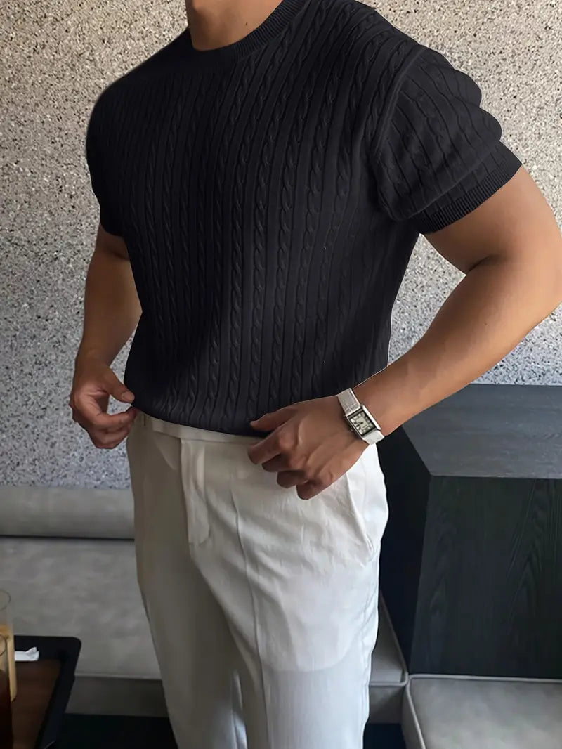 Kajetan | Elegancki sweter z dzianiny