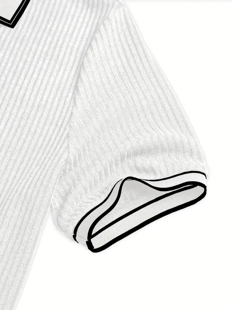 Kacper | Elegancki polo z krótkim rękawem