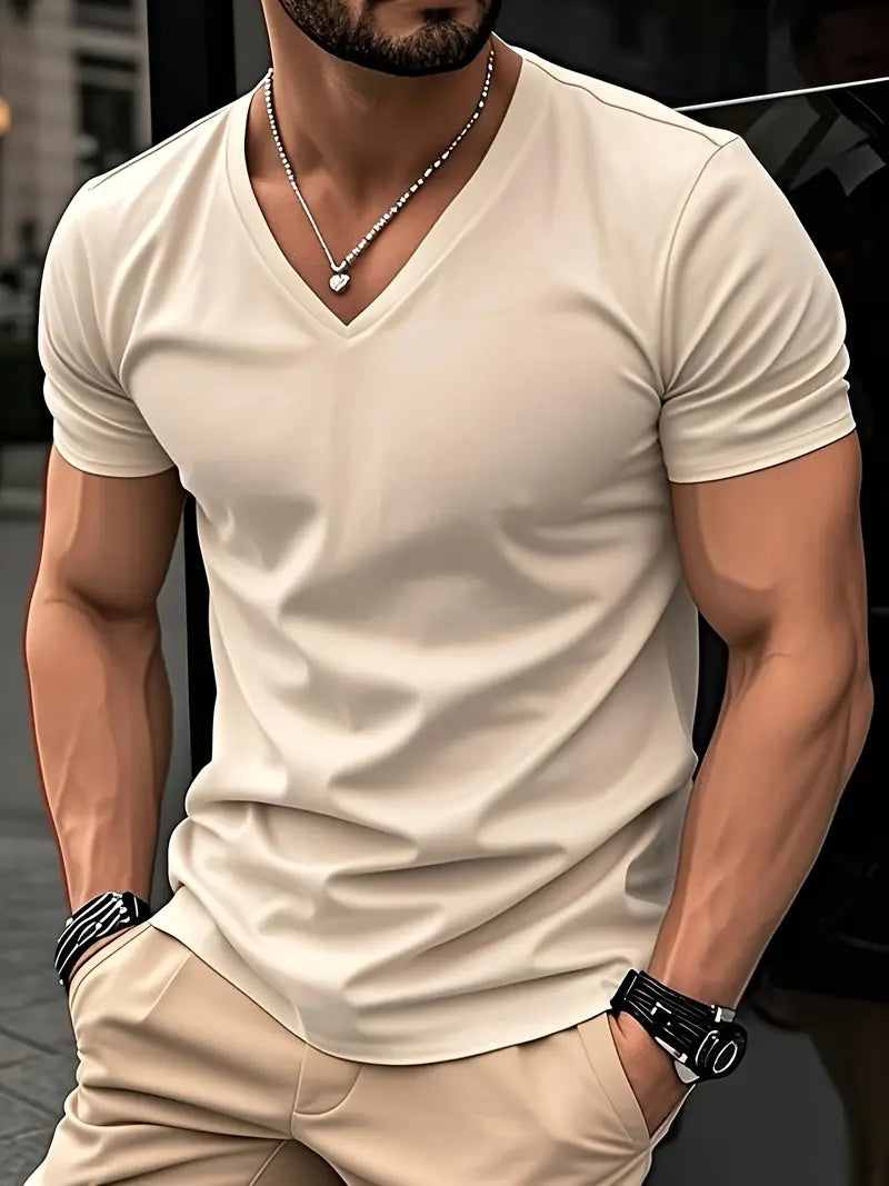 Julian | Elegancka koszulka z krótkim rękawem