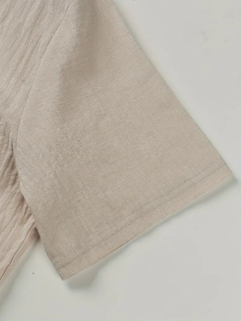 Marian | Elegancka koszula z krótkim rękawem