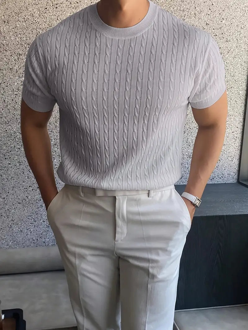 Kajetan | Elegancki sweter z dzianiny