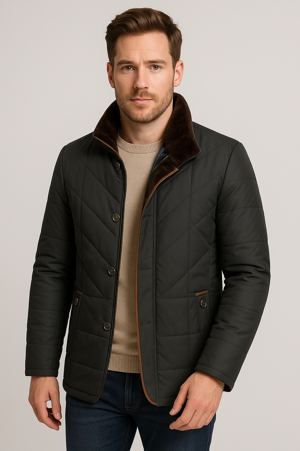 Paweł | Elegancka Kurtka Pikowana