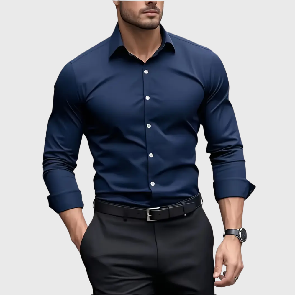 Mateusz | Oddychająca koszula z długimi rękawami