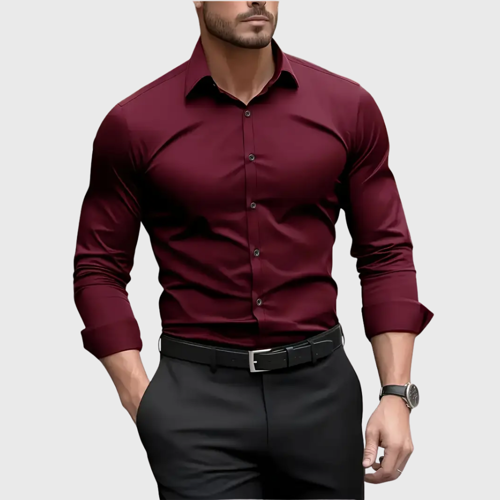 Mateusz | Oddychająca koszula z długimi rękawami