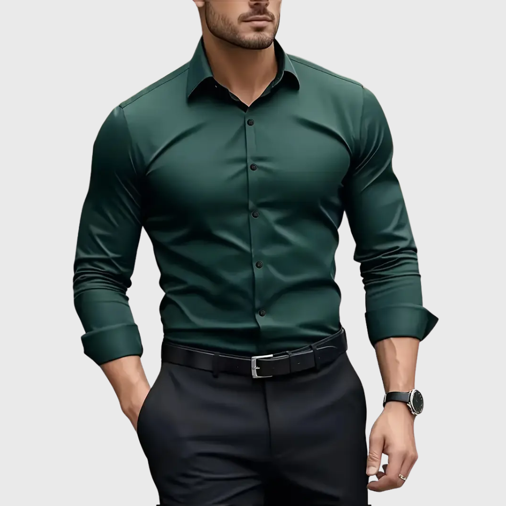 Mateusz | Oddychająca koszula z długimi rękawami