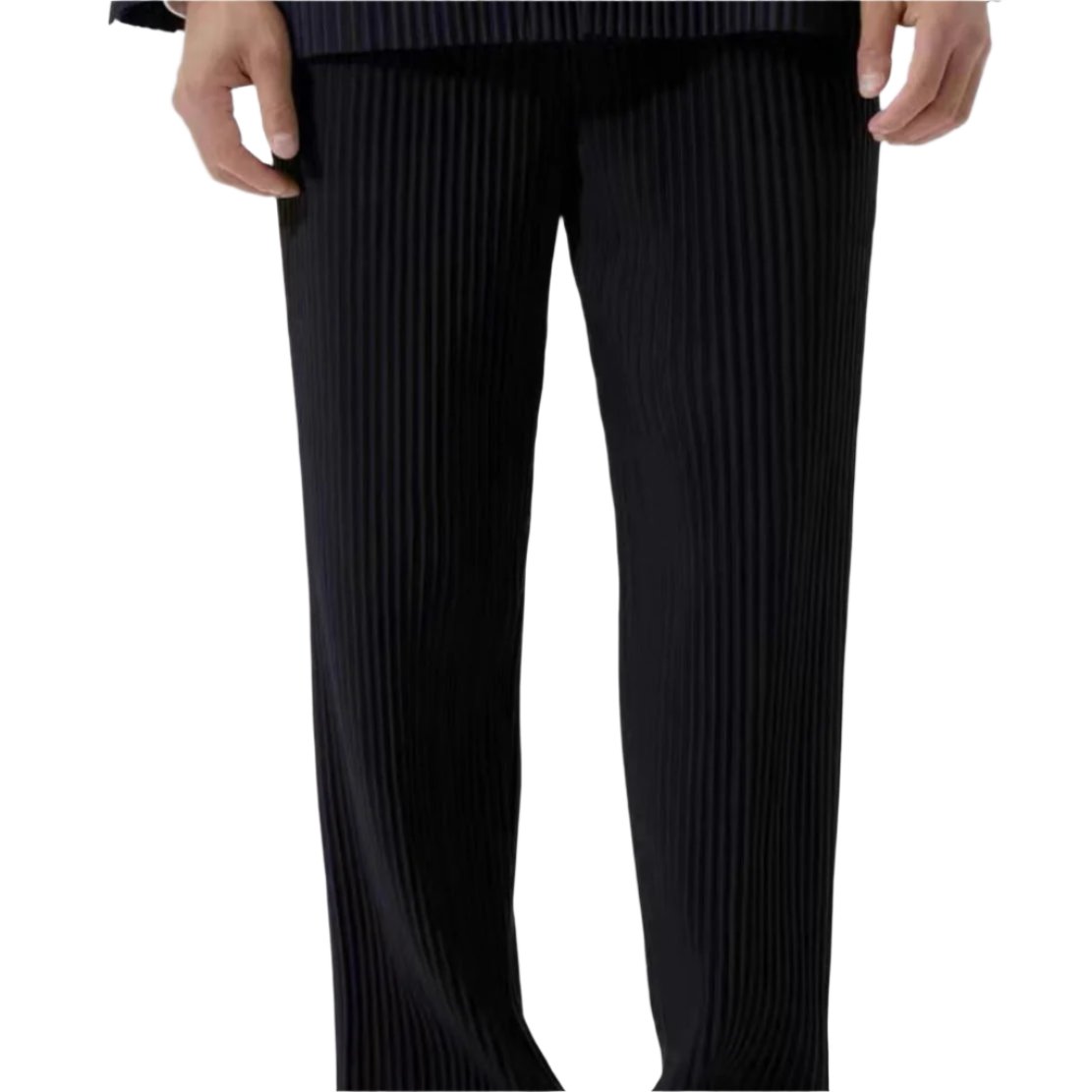 Bronisław | Spodnie bawełnowe w prążki