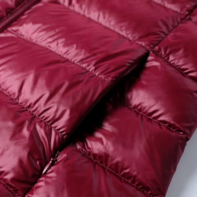 Karolina | Modna ultralekka długa kurtka