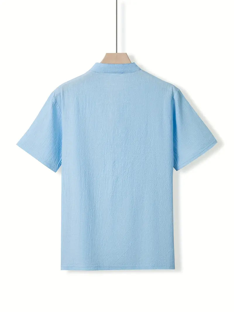 Marian | Elegancka koszula z krótkim rękawem