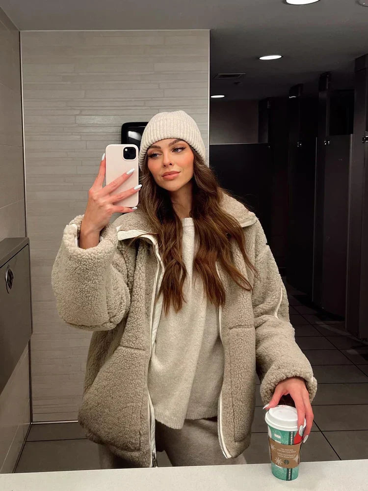 Alicja | Miękka ciepła kurtka zimowa