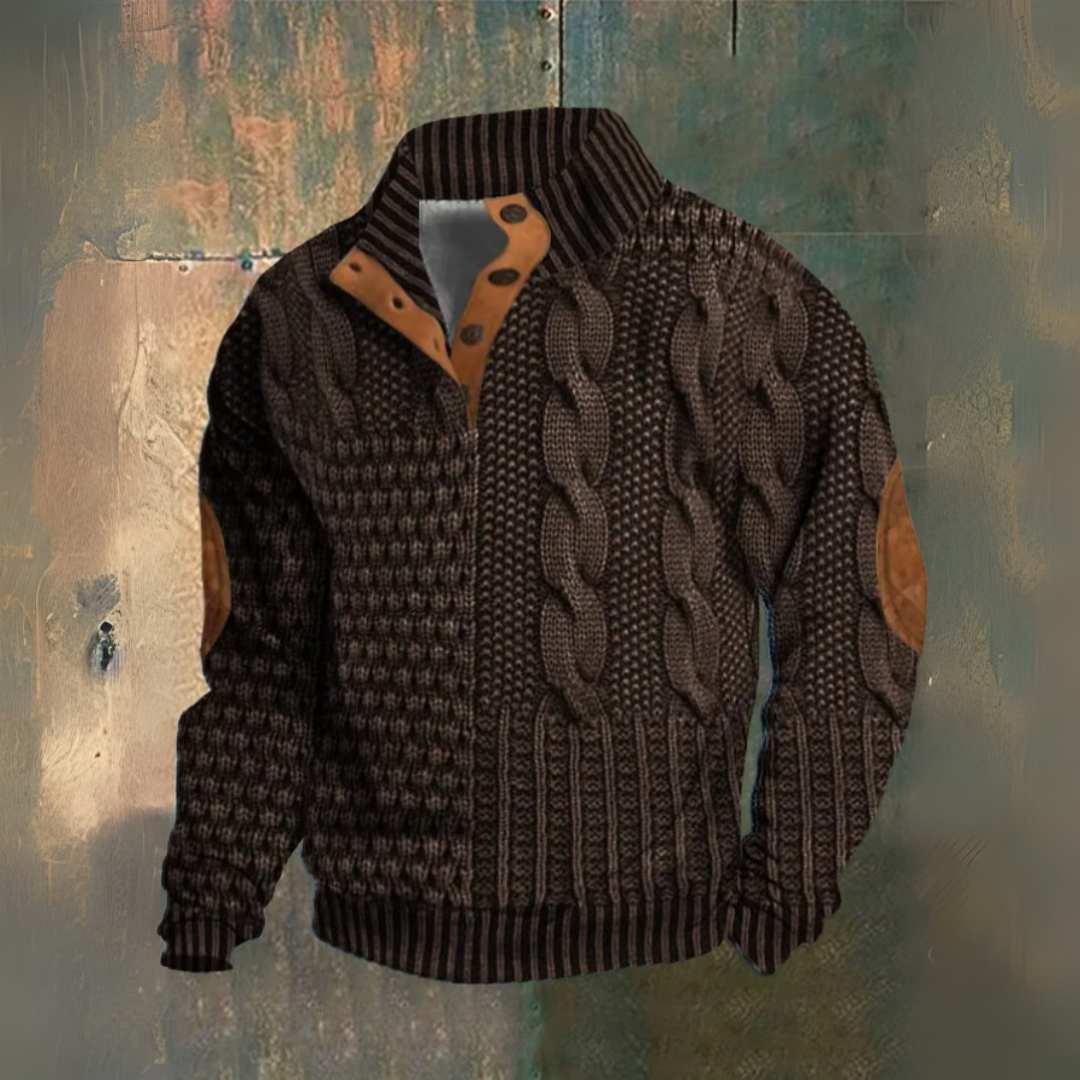 Stanisław | Bluza z wysokim kołnierzem