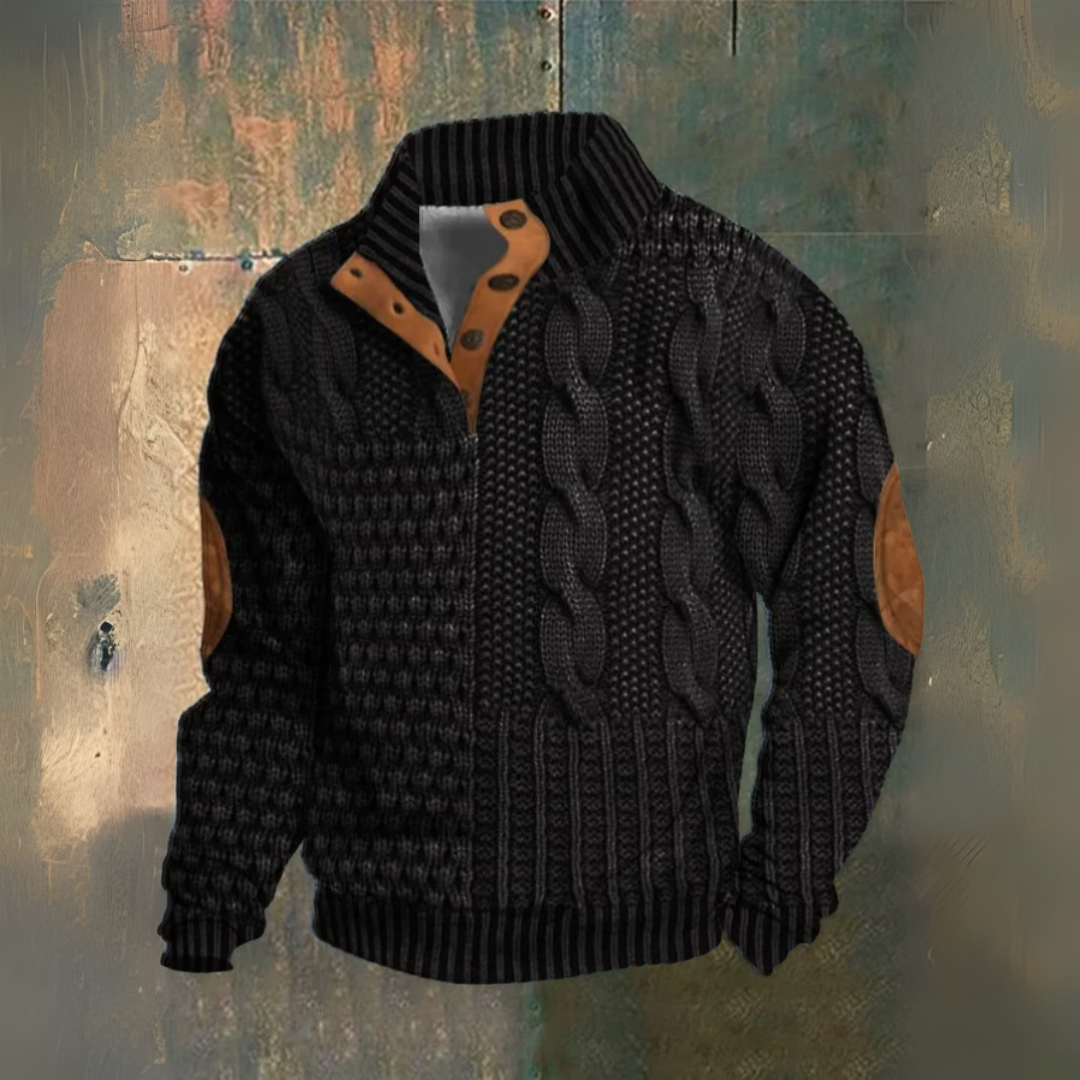 Stanisław | Bluza z wysokim kołnierzem