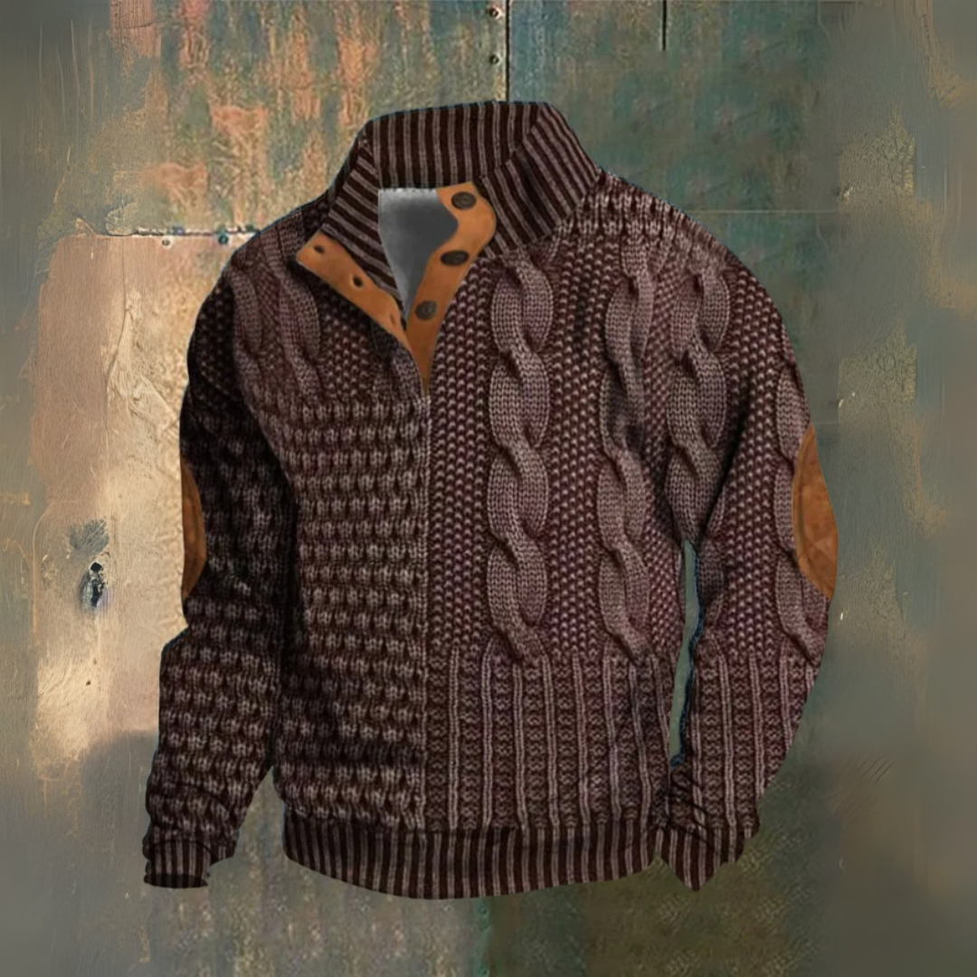 Stanisław | Bluza z wysokim kołnierzem