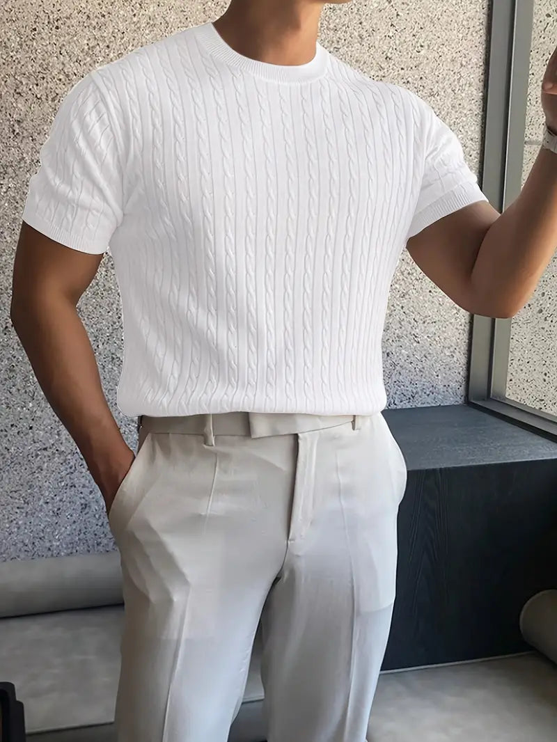 Kajetan | Elegancki sweter z dzianiny