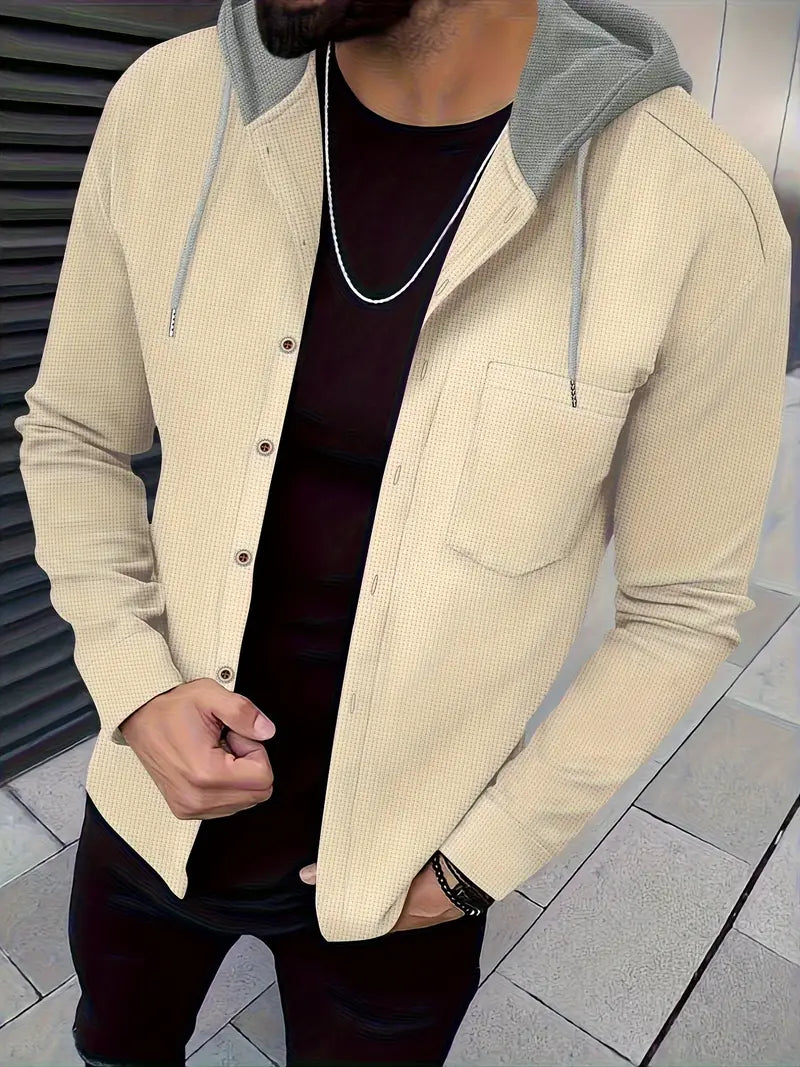 Maciej | Kurtka Casual z Kapturem i Kieszenią