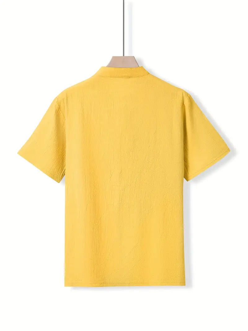 Marian | Elegancka koszula z krótkim rękawem