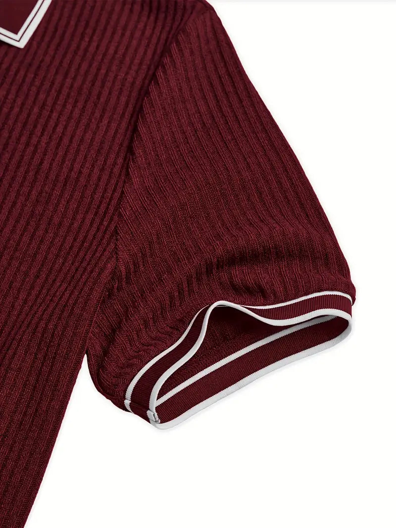 Kacper | Elegancki polo z krótkim rękawem