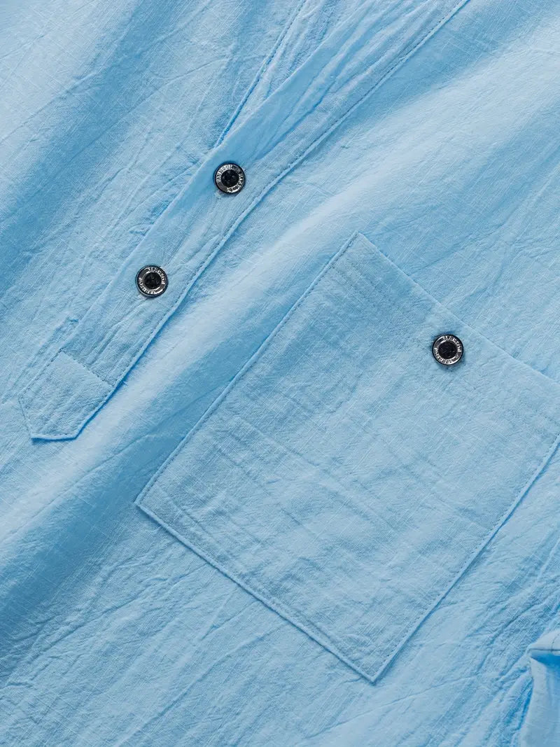 Marian | Elegancka koszula z krótkim rękawem