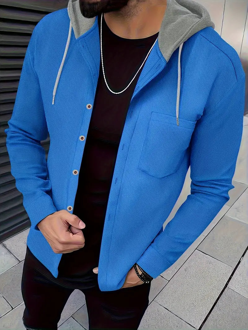 Maciej | Kurtka Casual z Kapturem i Kieszenią