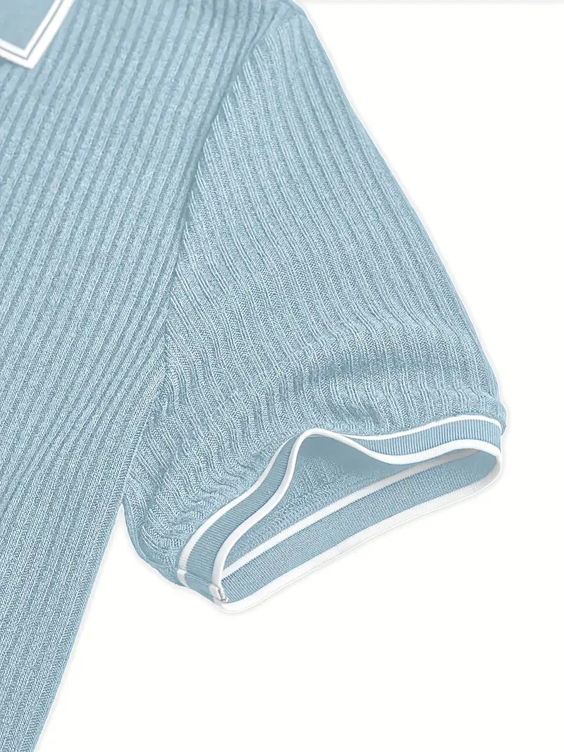 Kacper | Elegancki polo z krótkim rękawem