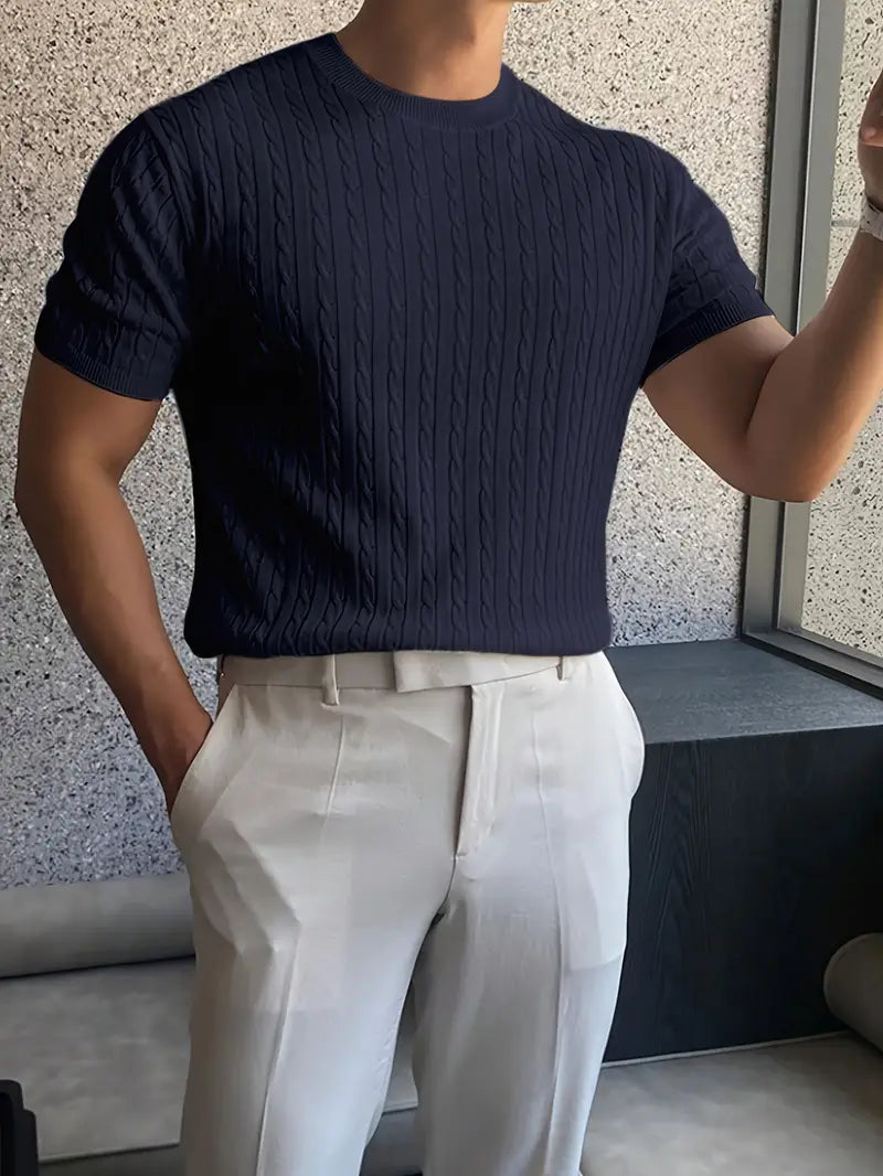 Kajetan | Elegancki sweter z dzianiny