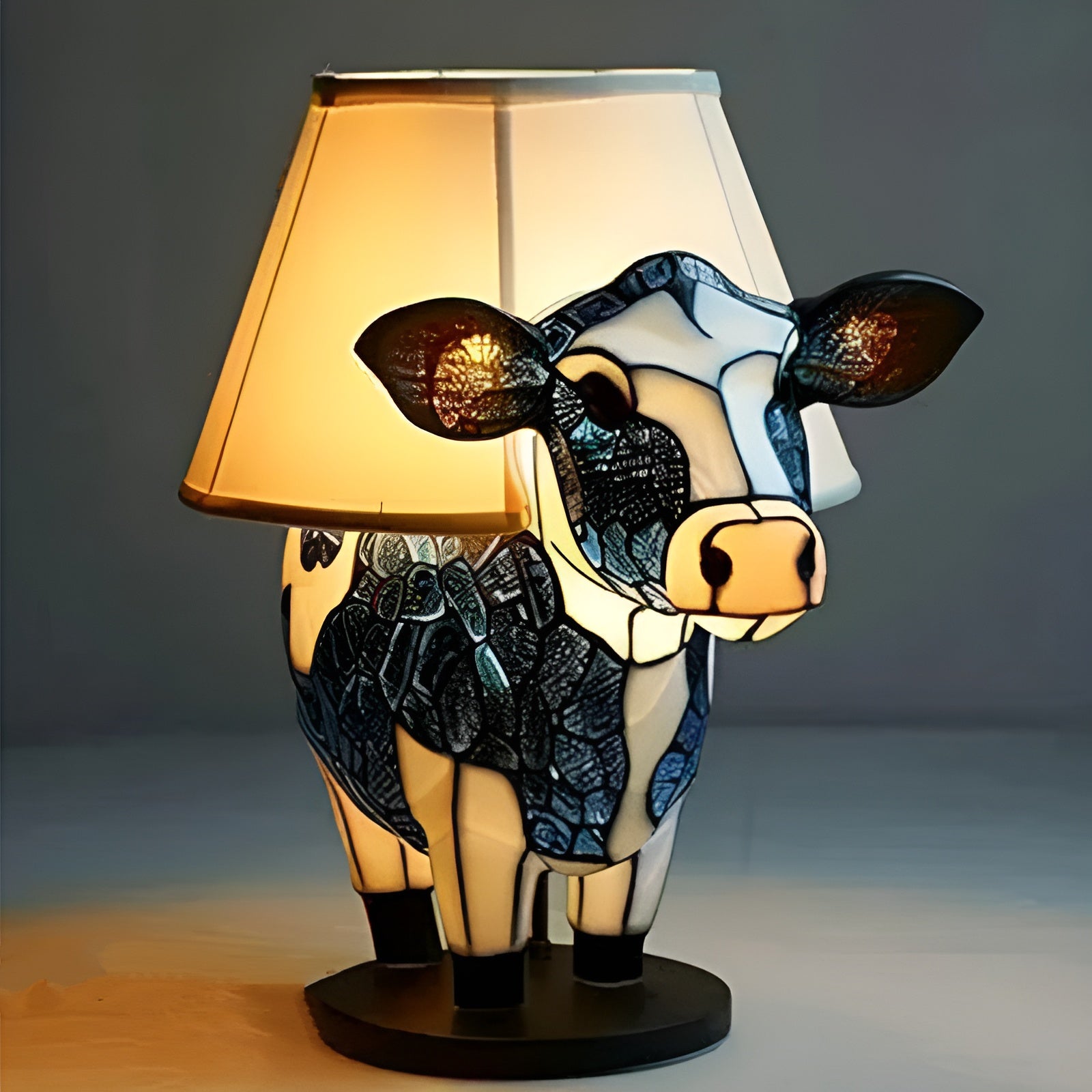 Clochette – Magic Cow Lamp Made of Colorful Glass