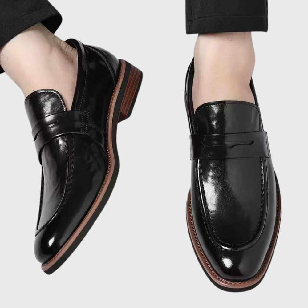 Arkadiusz | Antypoślizgowe ortopedyczne buty skórzane