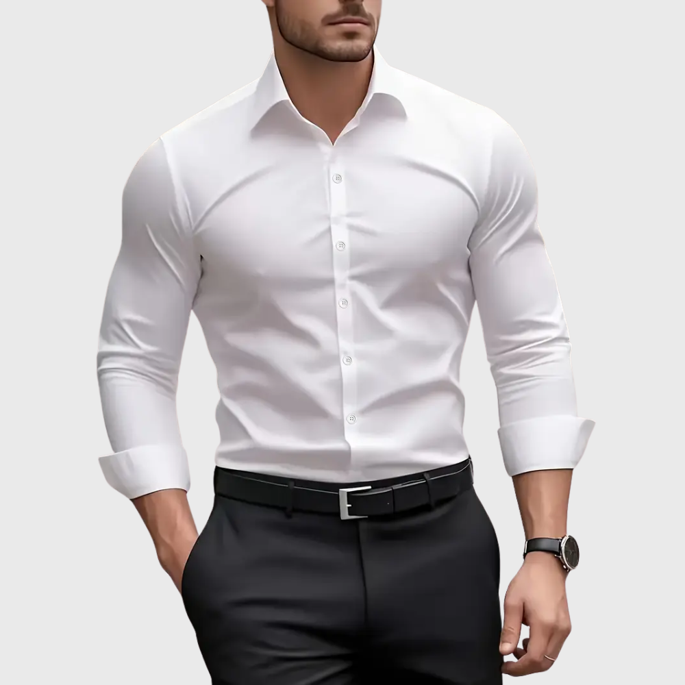 Mateusz | Oddychająca koszula z długimi rękawami