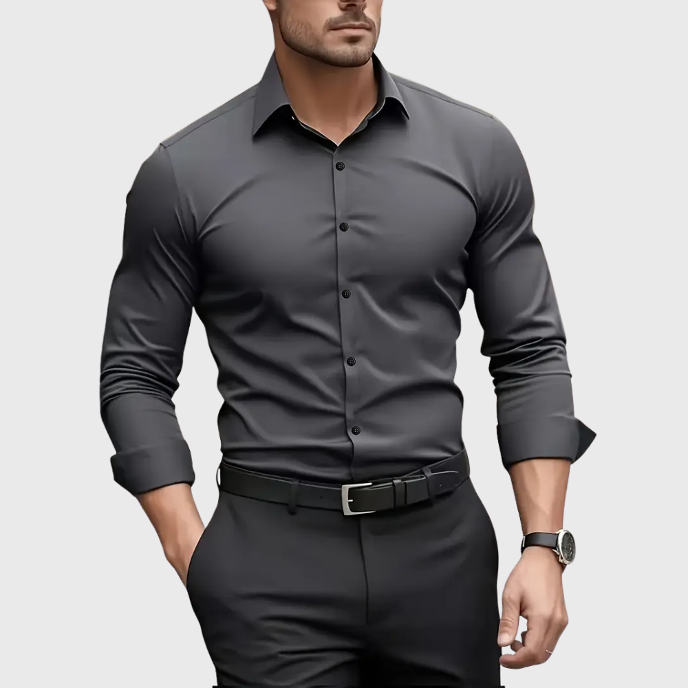 Mateusz | Oddychająca koszula z długimi rękawami