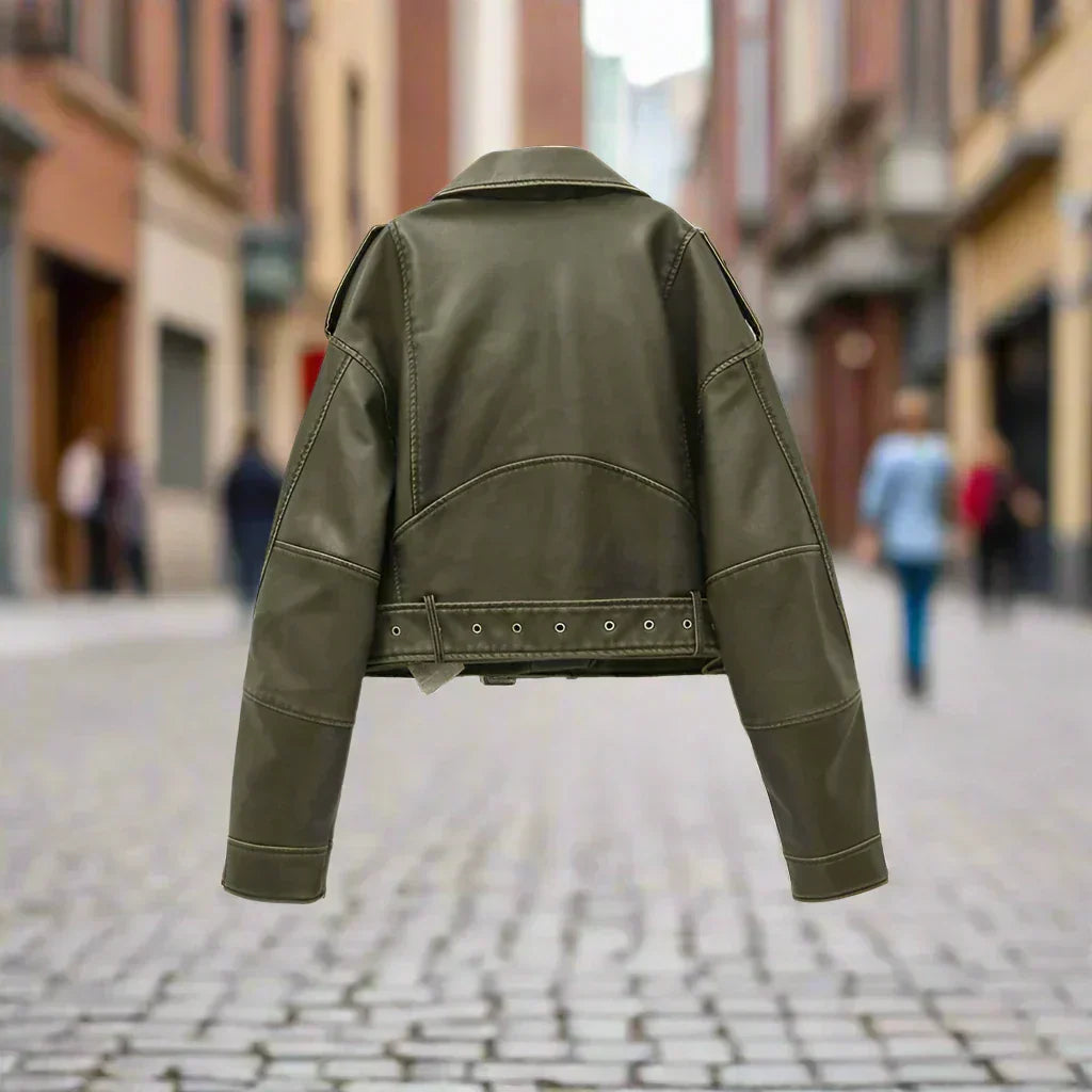 Natalia | Wszechstronna kurtka z wysokiej jakości skóry