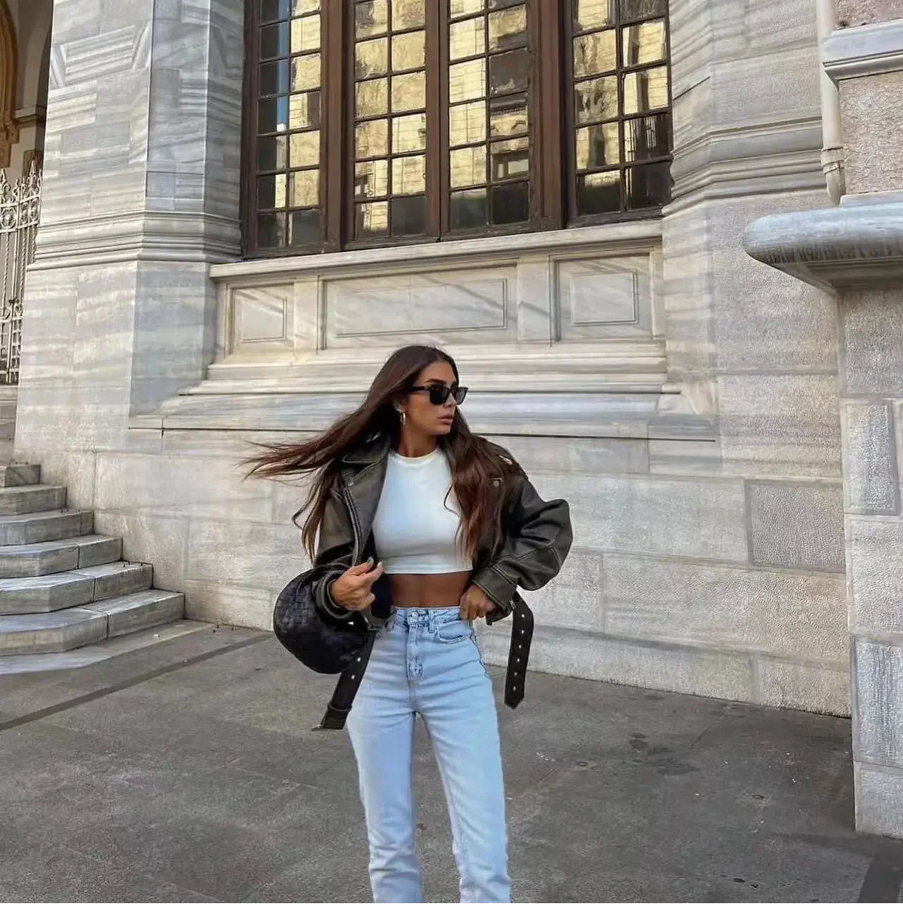 Natalia | Wszechstronna kurtka z wysokiej jakości skóry