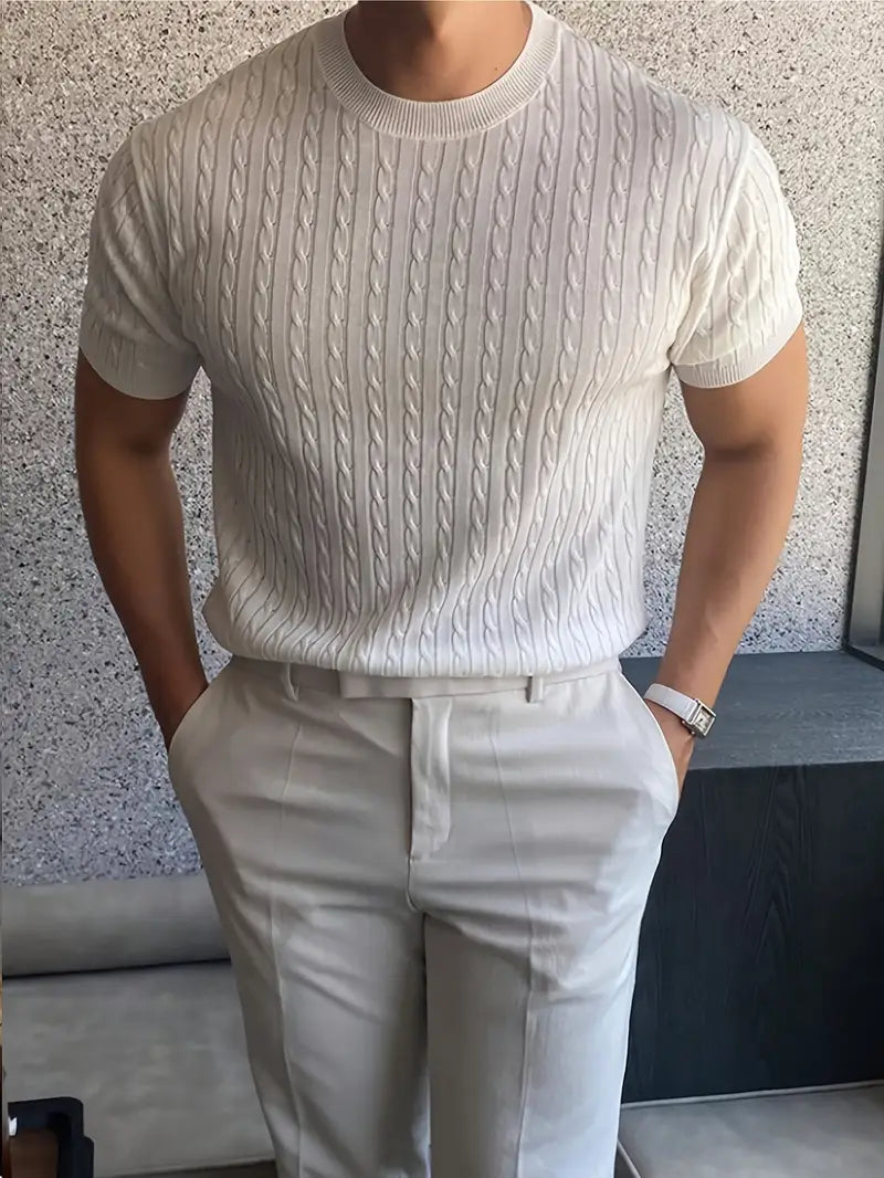 Kajetan | Elegancki sweter z dzianiny