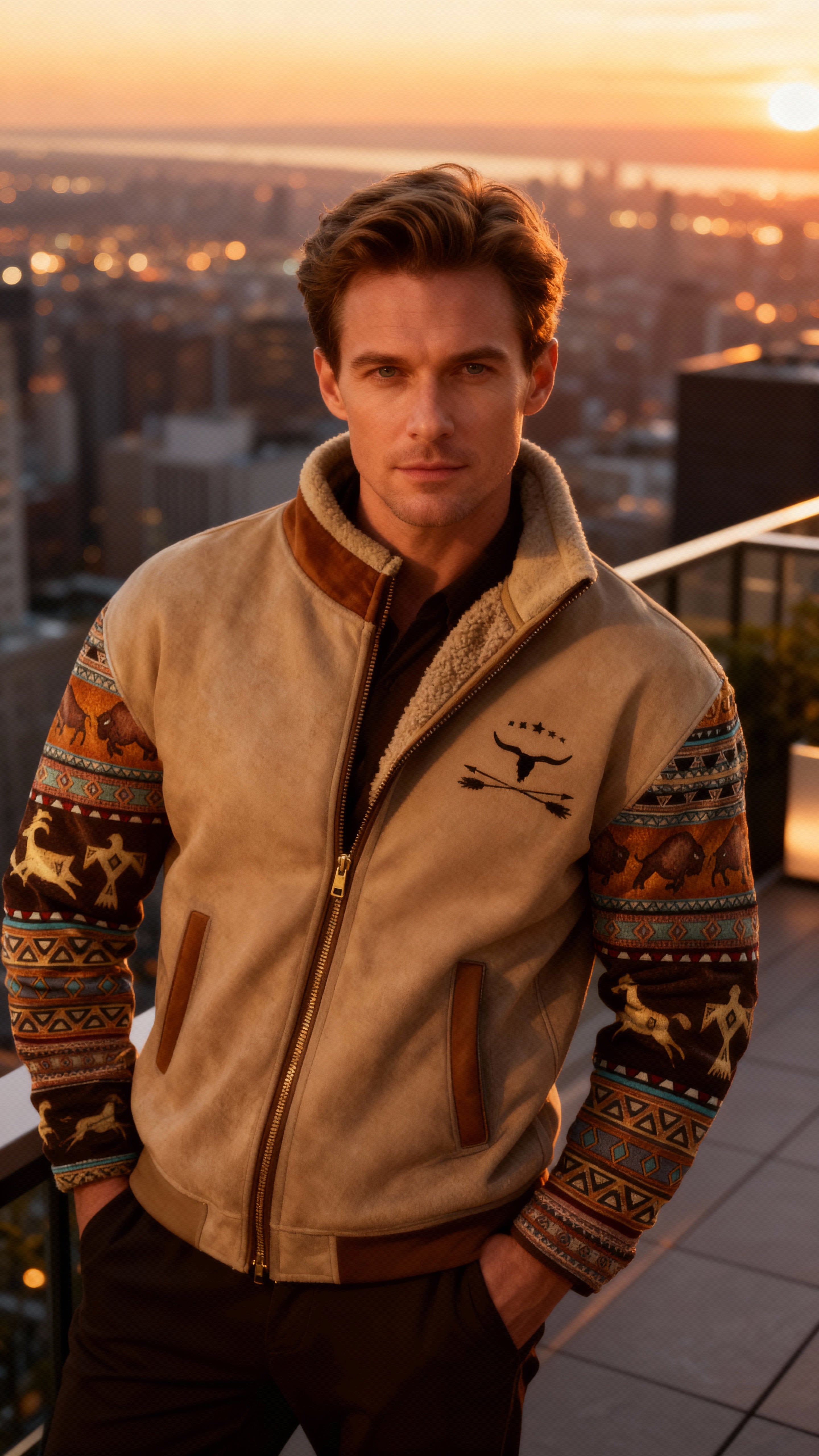 Sebastian | Stylowa Bluza Polarowa z Termiczną Podszewką